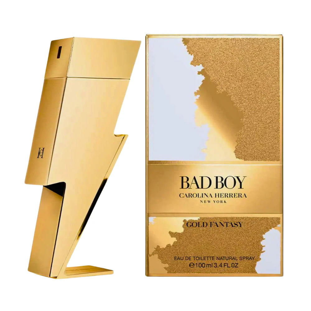 CAROLINA HERRERA BAD BOY GOLD FANTASY EDT 100ML