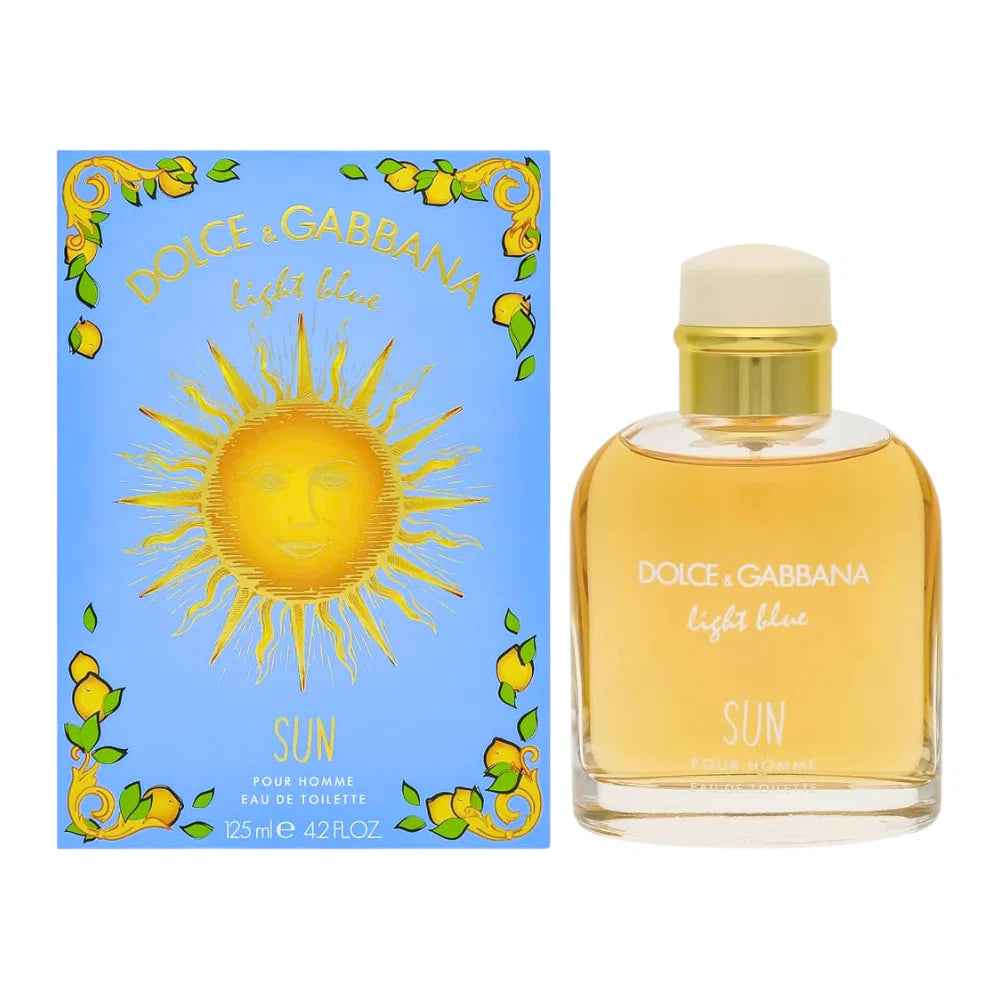 DOLCE & GABBANA LIGHT BLUE SUN POUR HOMME EDT 125ML