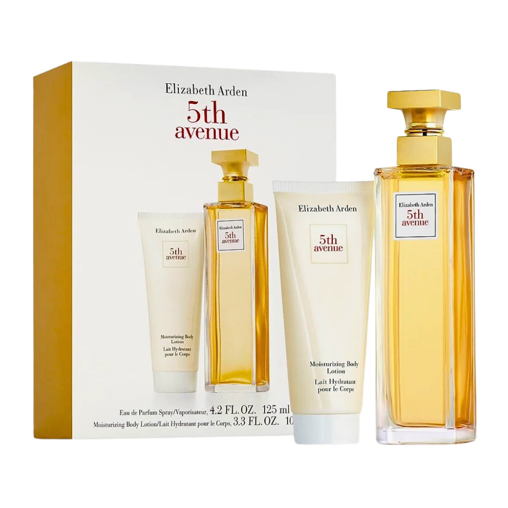SET ELIZABETH ARDEN 5TH AVENUE EDP 125ML, BODY LOTION 100ML