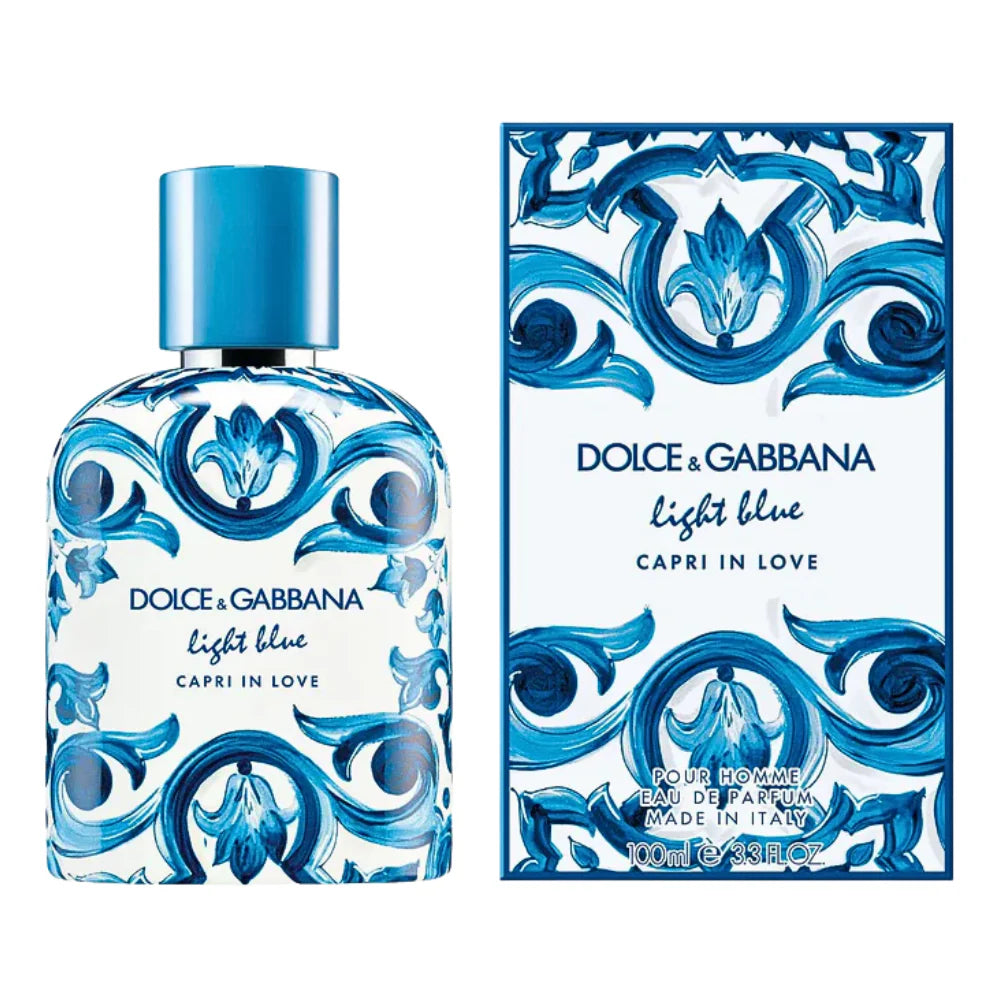 DOLCE & GABBANA LIGHT BLUE CAPRI IN LOVE POUR HOMME EDP 100ML