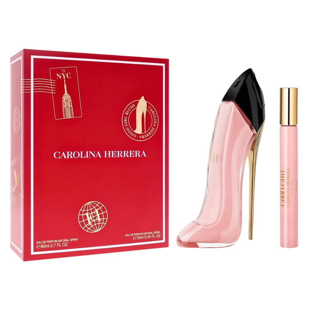 SET CAROLINA HERRERA GOOD GIRL BLUSH EDP 80ML, EDP 10ML